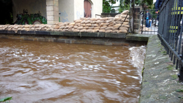 Prießnitz-Hochwasser