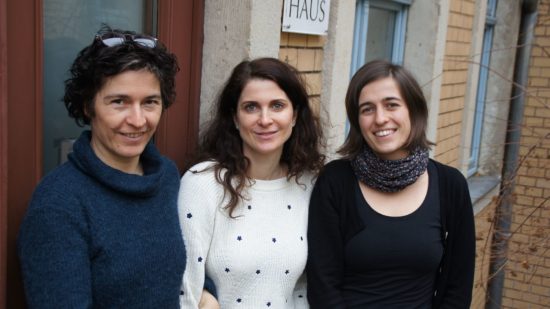 Heike Höhle, Susanne Peiler und Josefin Schönberg vom HebammenHaus