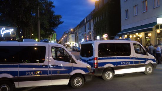 Die Alaunstraße war bis in die späten Abendstunden gesperrt.