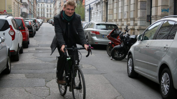Karl Lampke von Verkehrswende Dresden will eine mutige Verkehrspolitik.