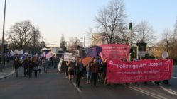 Demo gegen das geplante Polizeigesetz