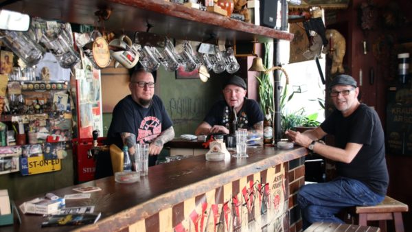 Männer mit Bier: Ralli, Horschtel, Günni