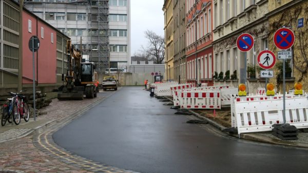 Baubeginn an der Ludwigstraße