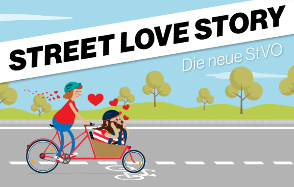 Street-Love-Story. Grafik: Bundesverkehrsministerium