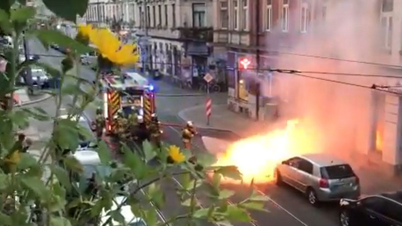 Brand auf der Rothenburger Straße