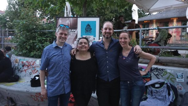 Der Kern der Tango-Familie: Damaris Ehninger, Cristian Javier Castaño, María Tapia de Kordt und ihr Mann. (von rechts nach links)