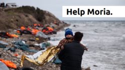 Volt hat die Initiative "EuropeCares ins Leben gerufen, um den Menschen im Lager von Moria zu helfen. Foto: PR