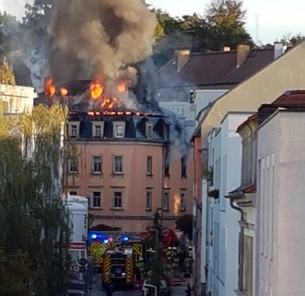 Brand auf der Buchenstraße - Foto: Privat