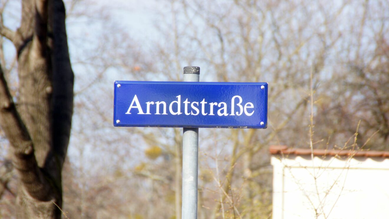 Die Arndtstraße wurde 1872 so benannt. Foto: Philine