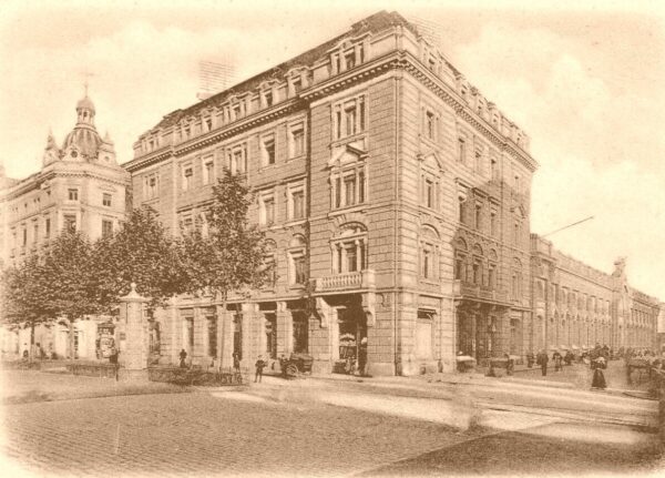 Neustädter Markthalle - Postkarte von 1910