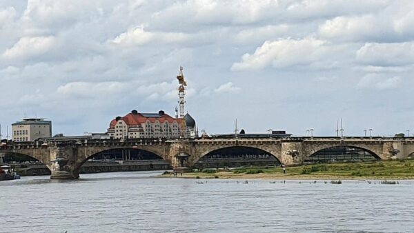 Augustusbrücke über die Elbe