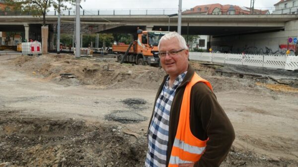 Torsten Jakob: Unter der Brücke war Millimeterarbeit gefragt. Foto: W. Schenk