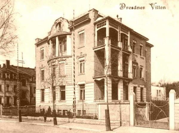 Villa Arndtstraße - Postkarten von 1907
