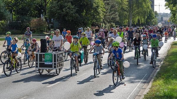 ADFC-Kinder-Fahrraddemo 2020 - Foto: Jürgen Ilchmann