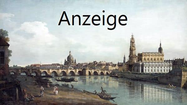 Canaletto-Blick in Dresden - Bernardo Bellotto, 1748