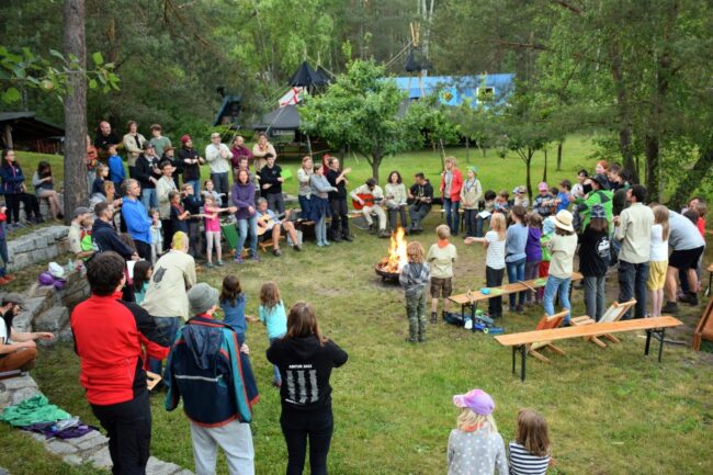 Großes Jubiläumspfingstlager in Saalau 2022 Foto: DPSG Dresden