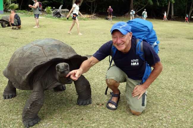 Frank Schulz auf den Seychellen - Foto: PR/schulz aktiv reisen