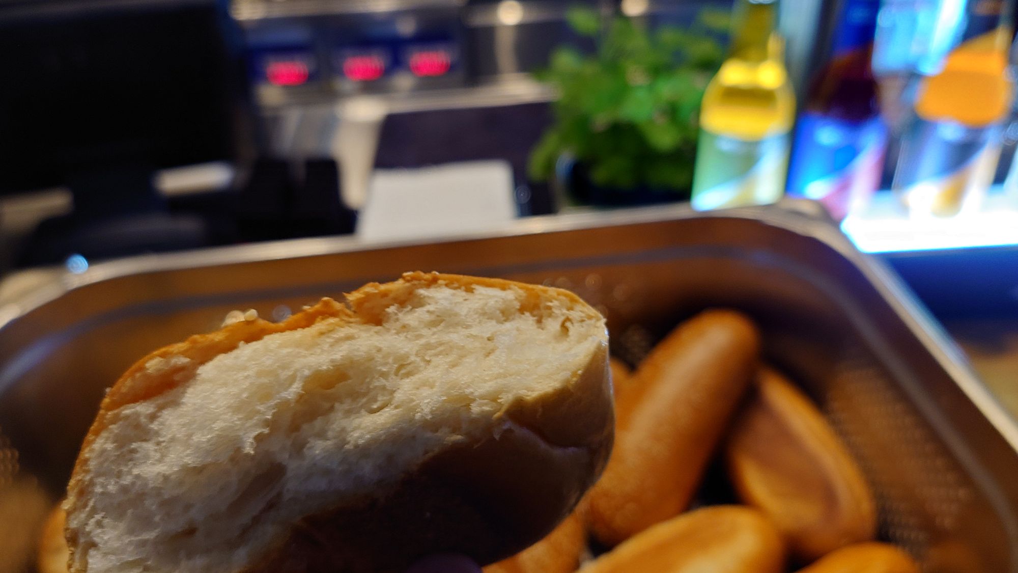 Frische Brötchen in der Kochbar