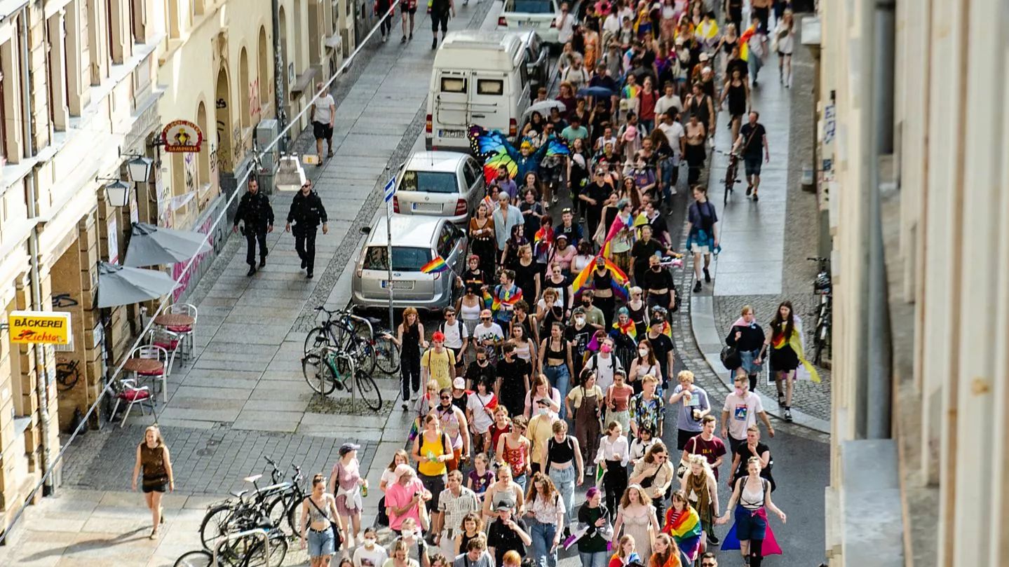 Queer Pride auf der Alaunstraße - Foto: Archiv 2022/QueerPride