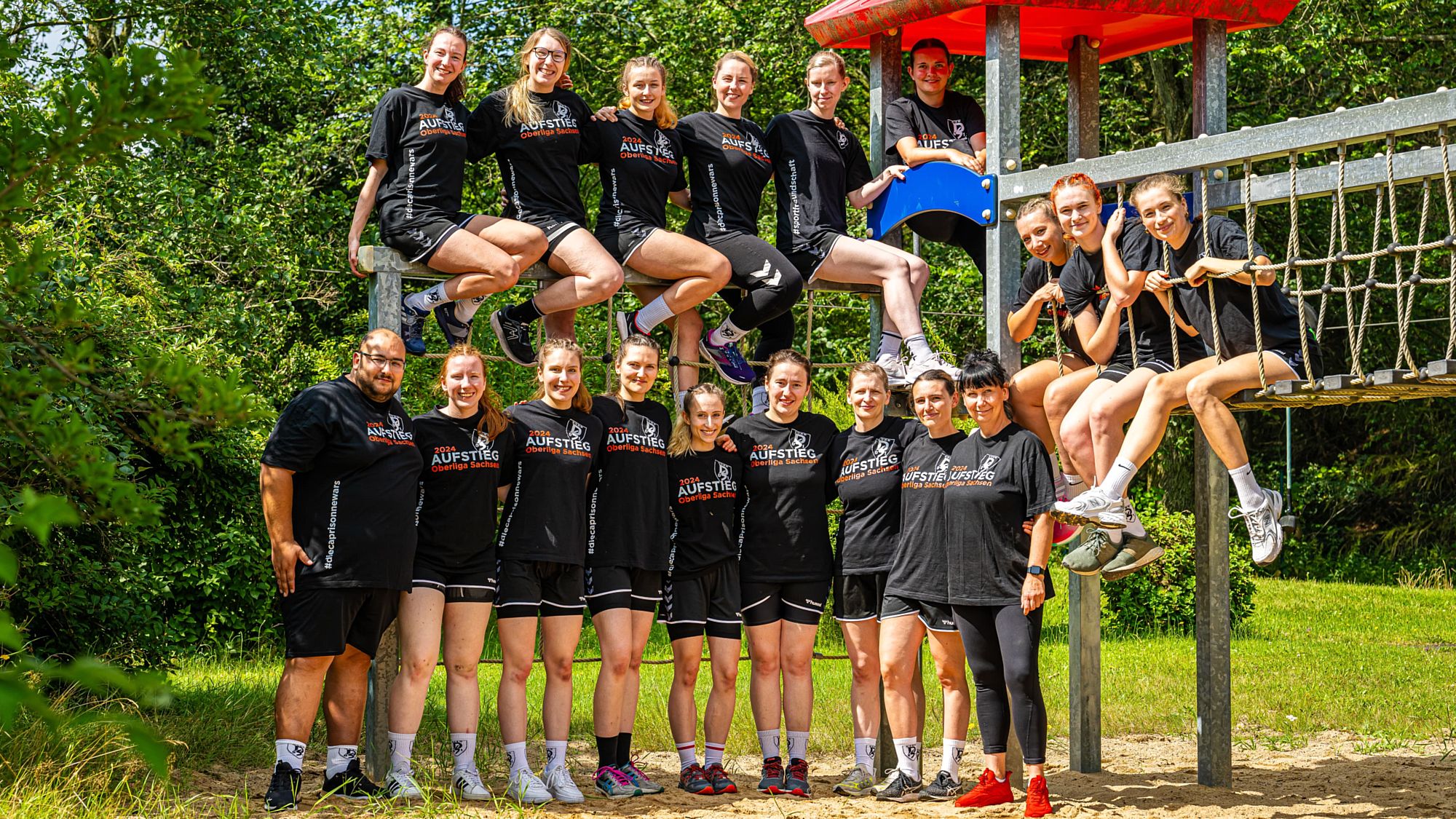 Das Handballteam vom Sportfreunde 01 Dresden Nord.