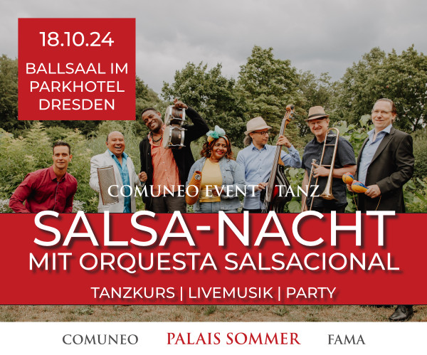 Salsa-Nacht mit Orquesta Salsacional im Parkhotel