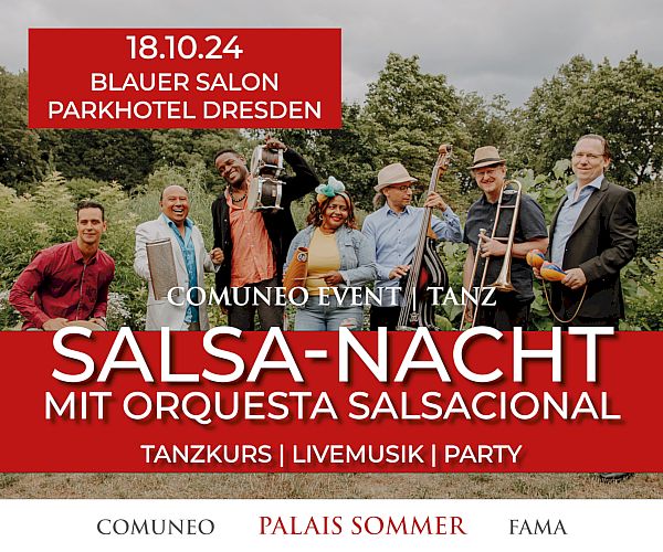 Salsa-Nacht mit Orquesta Salsacional im Parkhotel