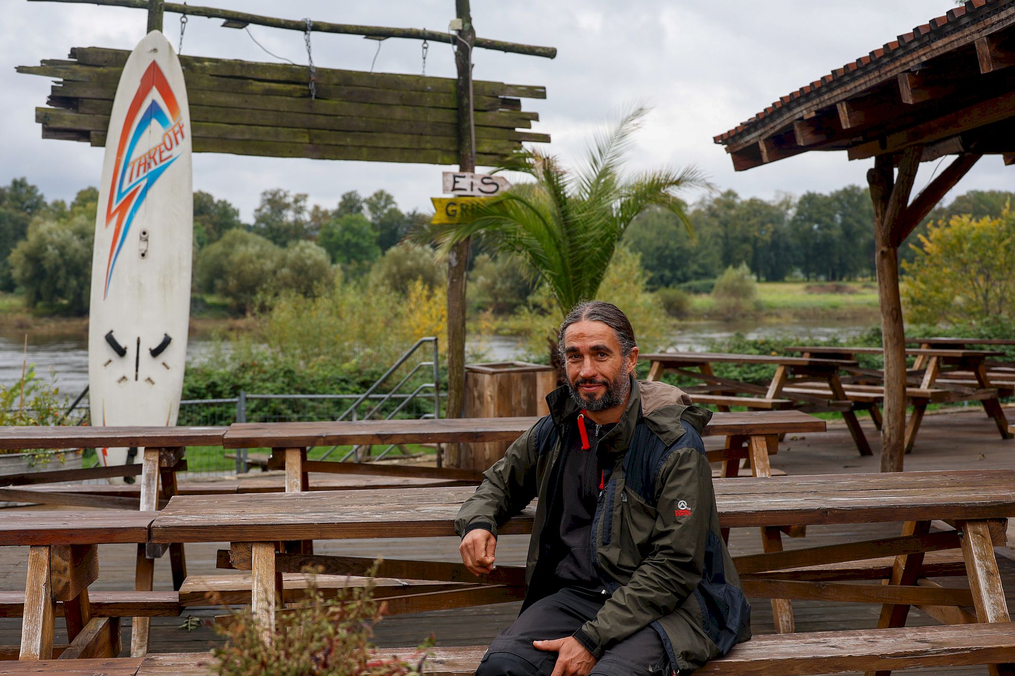 Der Citybeach-Chef hat schon wieder Fernweh. Foto: Florian Varga