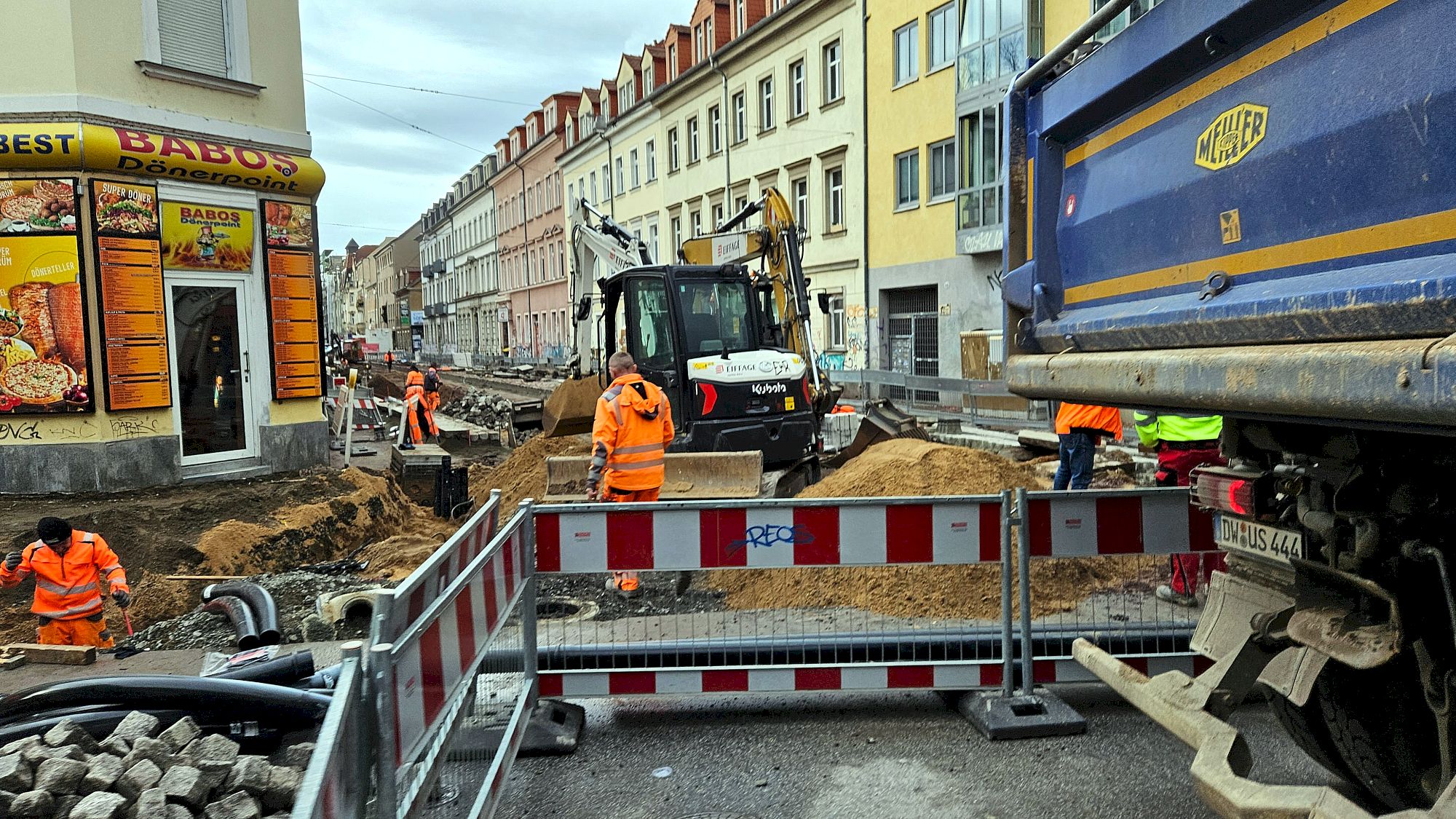 Baustelle Katharinenstraße - Foto: Anton Launer