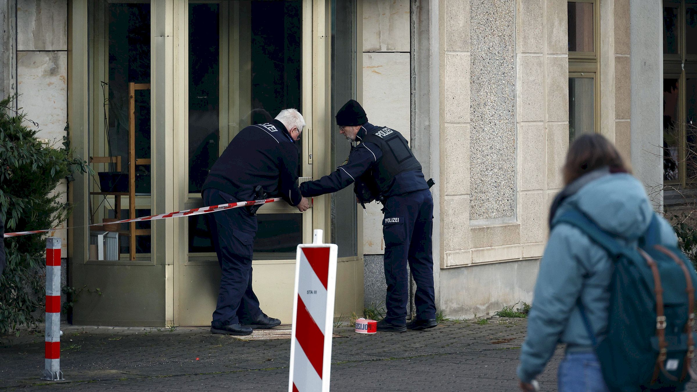 Wenn ein Haus leer ist, wird es abgesperrt. Foto: Florian Varga