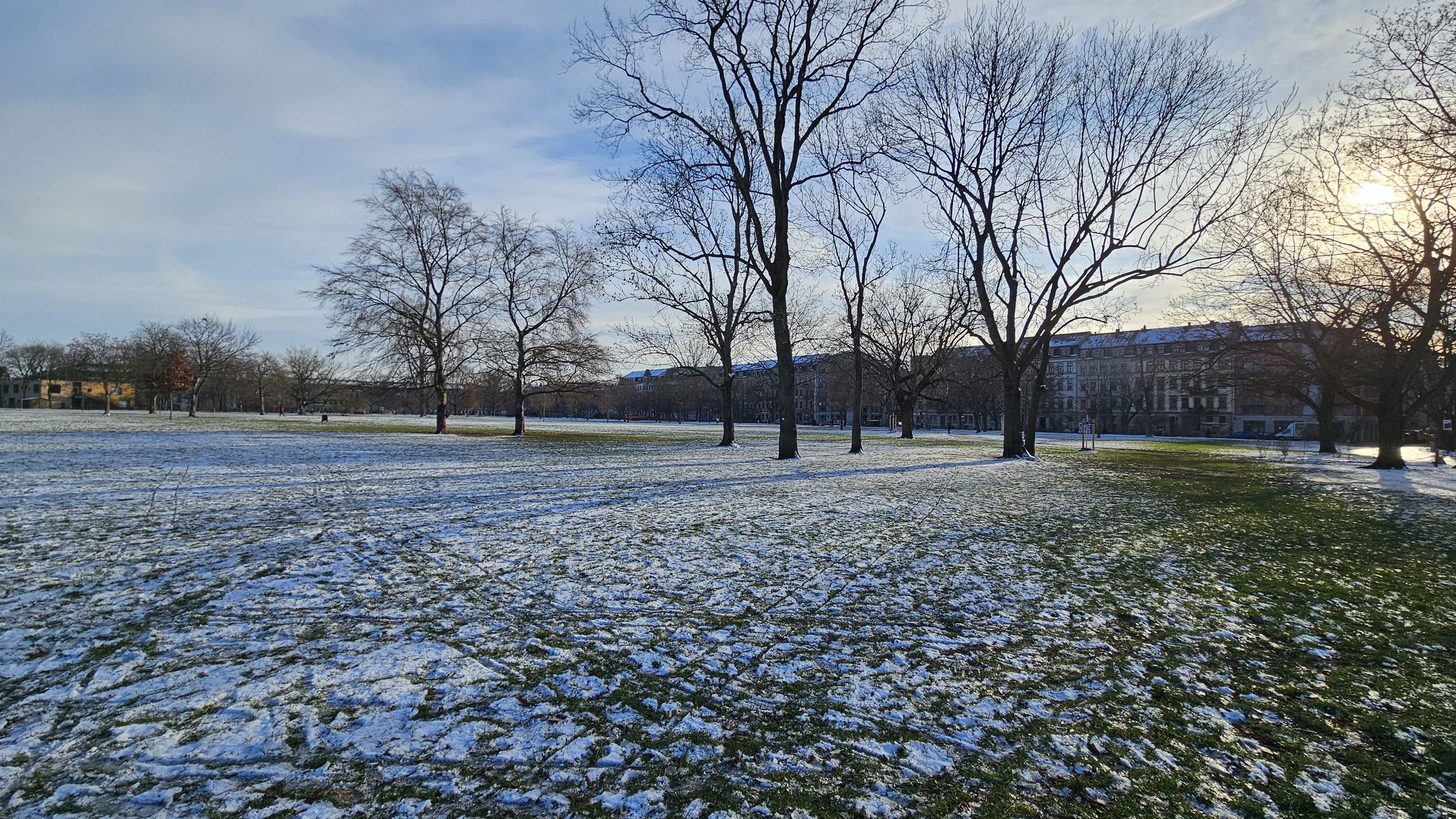 Winterlicher Alaunplatz - Foto: Anton Launer