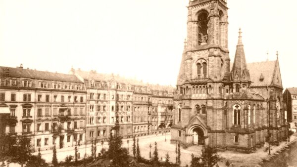 Martin-Luther-Kirche um 1915 - zeitgenössische Postkarte