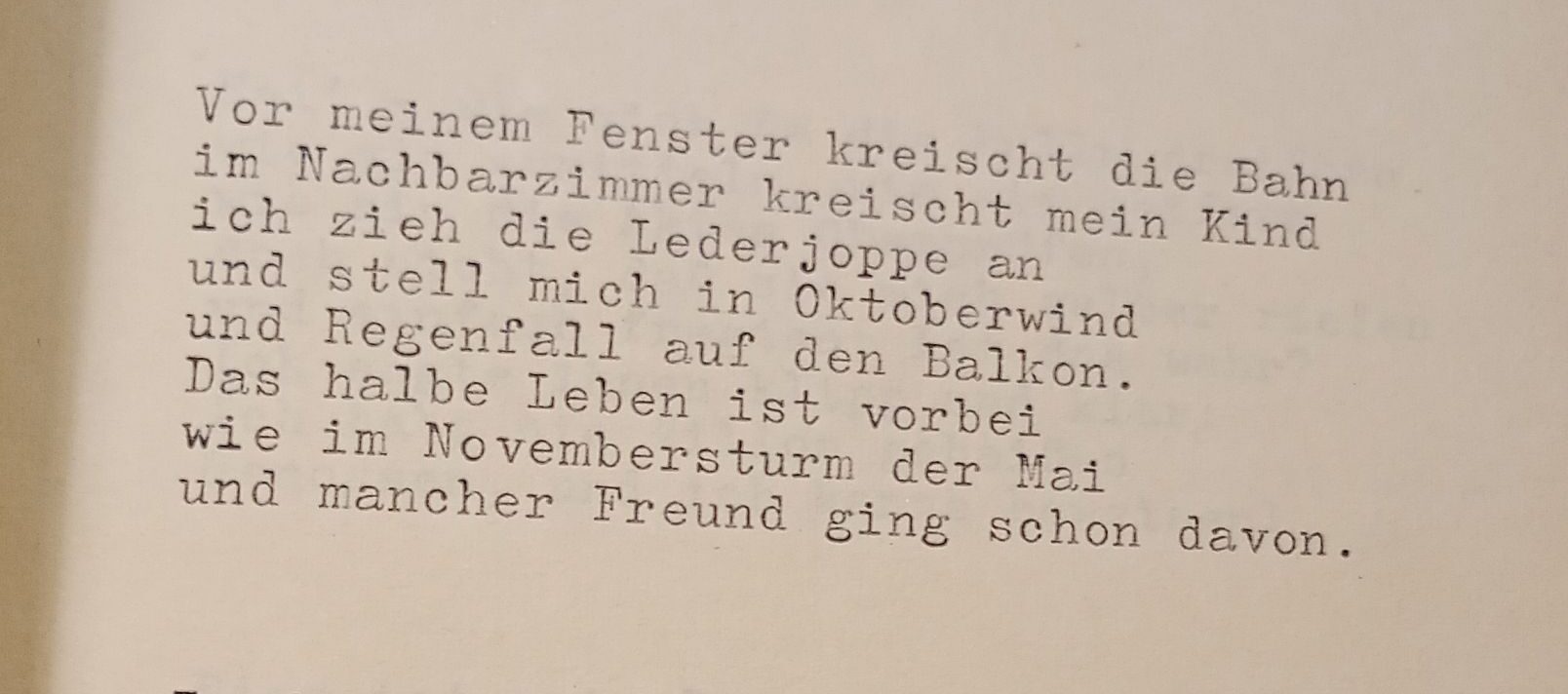 Wer schrieb in den 1980er gereimte Verse für Villon? Foto: privat