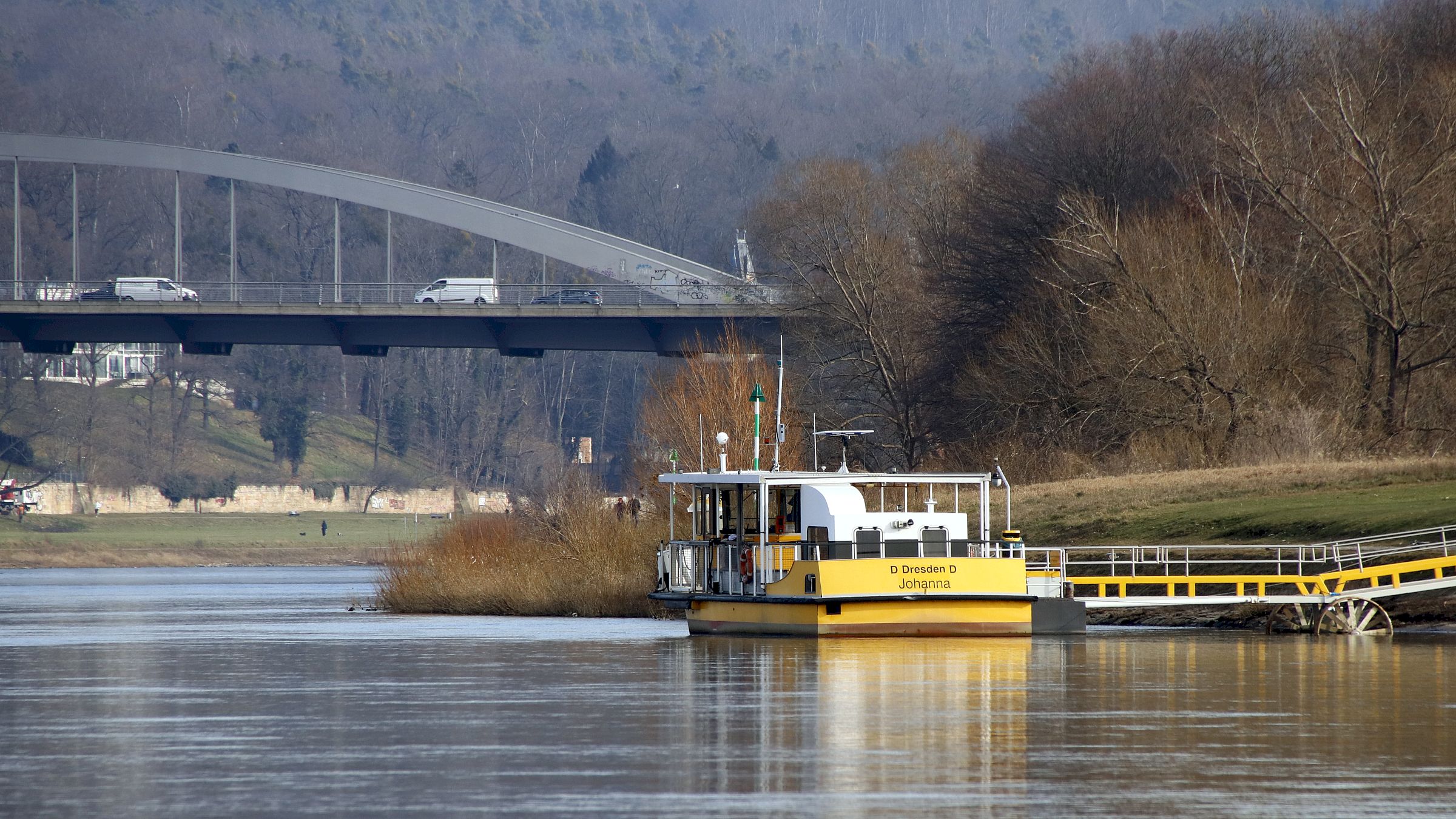 Wird die Fährverbindung nach Johannstadt eingestellt? Foto: Anton Launer