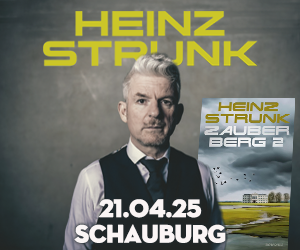 Heinz Strunk, am 21. April in der Schauburg Dresden