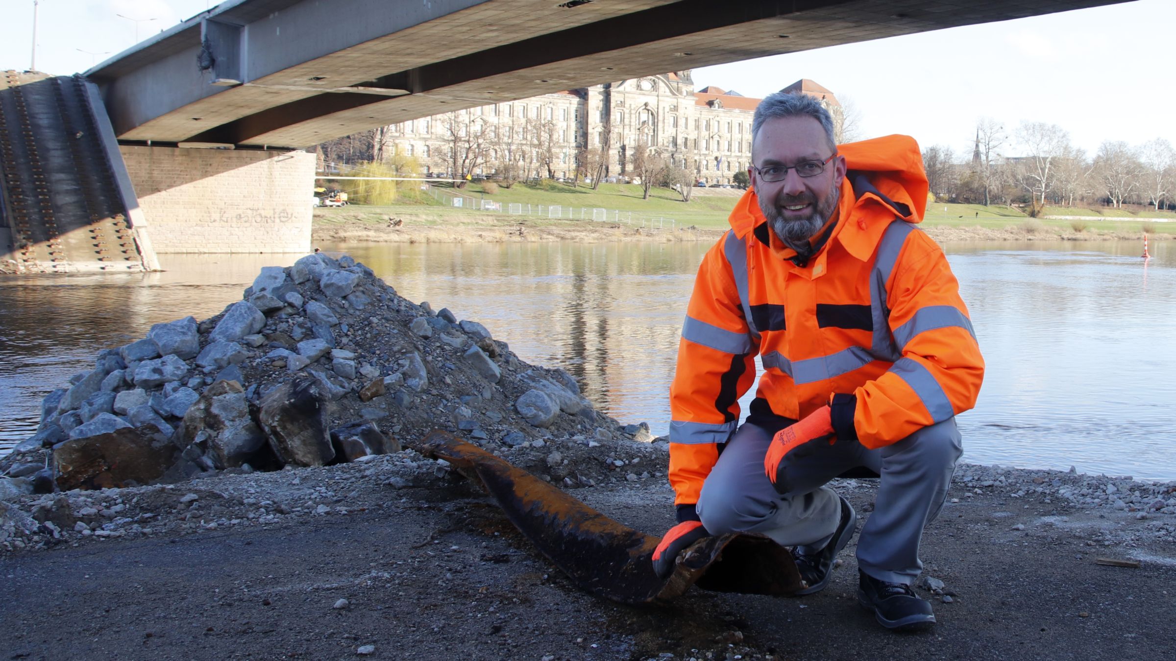 Abteilungsleiter Brücken- und Ingenieurbauwerke der Stadt Dresden: Holger Kalbe - Foto: Anton Launer